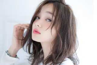 ミディアム カラー ヘアアレンジ ひがし　まさし JYUNESU副代表のヘアスタイル