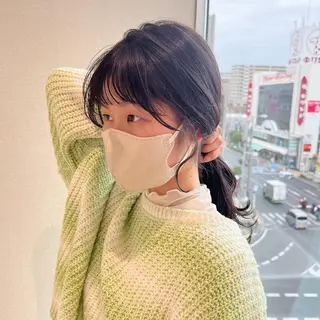堀結香/顔まわり レイヤー/蒲生四丁目のヘアスタイル