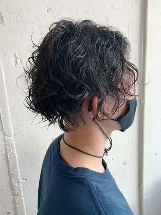 ミディアム パーマ 💛丁寧さNo.🥇 🧸片山智裕💛のヘアスタイル