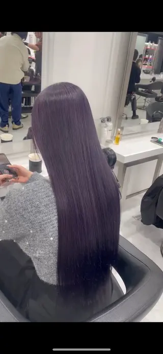 ロング カラー 大人っぽ韓国🤍ブリ ーチ/mitsukiのヘアスタイル