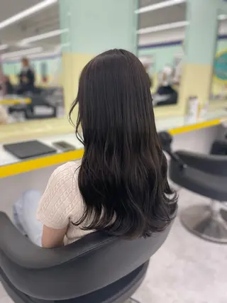 セミロング カラー ヘアアレンジ 【透明感×レイヤー】 🍃RIKU🍃のヘアスタイル