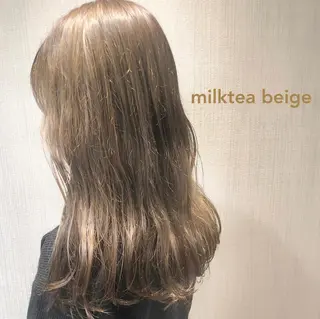 セミロング カラー ヘアアレンジ Yuki☃️美容師/ 耳ツボジュエリーのヘアスタイル