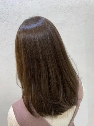 ロング カラー 韓国レイヤー✨ yasuko銀座のヘアスタイル