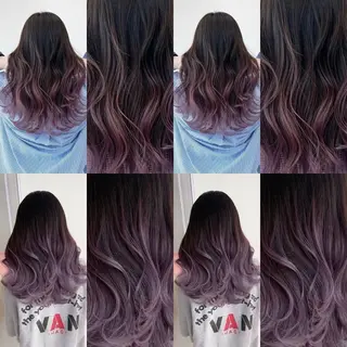 セミロング カラー ブリーチカラー🐭♡ moeのヘアスタイル