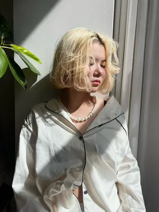 カラー ness 一花のヘアスタイル