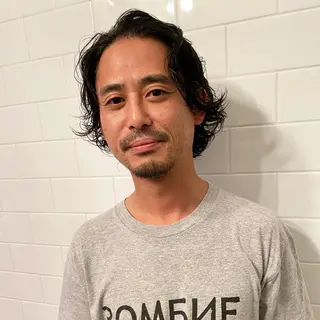 ミディアム カラー パーマ ヘアアレンジ メンズ キッズ ネイル マツエク・マツパ 中元 淳のヘアスタイル