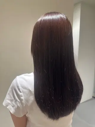 ロング カラー たきざわ ひなの／カラーモデルのヘアスタイル