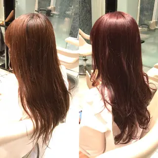 ロング カラー ヘアアレンジ Re:ta KANZOのヘアスタイル