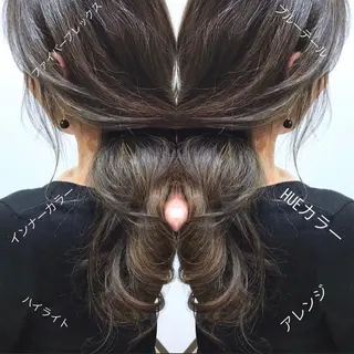 ロング カラー 白髪世代の悩み解決 阿部耕大のヘアスタイル