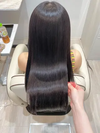 ロング 似合わせ艶髪カラー ❤️ハダユミのヘアスタイル