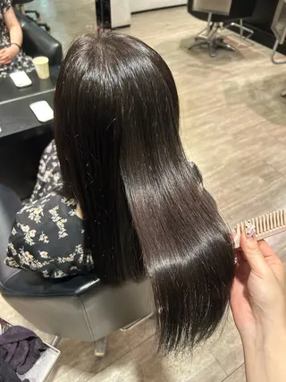 ミディアム カラー ishizuka toaのヘアスタイル