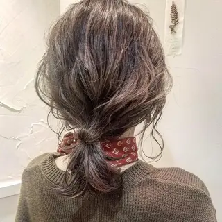 ヘアアレンジ 🙃 透明感カラー/ボブのヘアスタイル