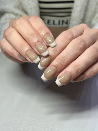 ネイル Ray. ちゅるん系ニュアンスのネイルデザイン