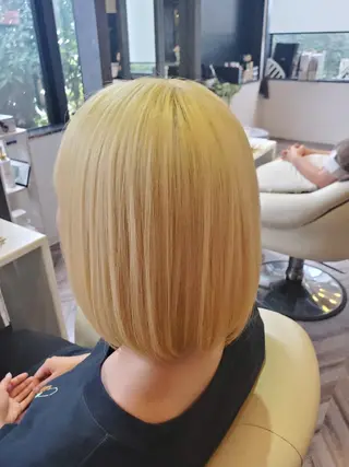 ミディアム カラー Dr's Salon LAB所属・小島　崇義 ブリーチお任せ下さいのヘアスタイル