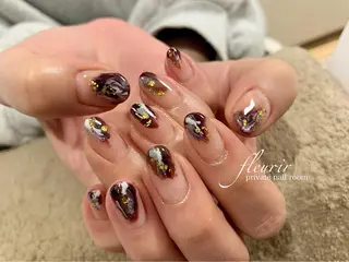 ネイル フルリール 【プライベートサロンのネイルデザイン