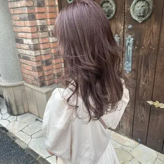 セミロング カラー Wisteria所属・美髪特化✨ 伊織✨縮毛矯正✨のヘアスタイル