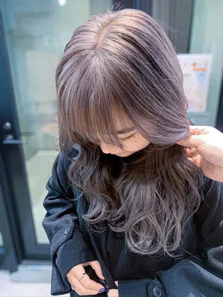 ロング カラー ルーツカラー/ デザインカラー/井川のヘアスタイル