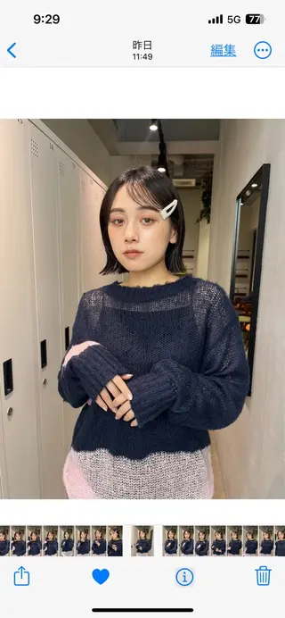 ショート saki‪🌱‬♡ /ボブ/透明感カラーのヘアスタイル