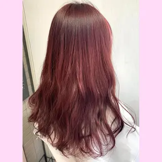 ロング カラー 浅沼 久瑠美のヘアスタイル