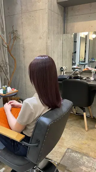 セミロング カラー Hair Design Collet Neo　池袋【ヘアデザイン　コレット　ネオ】所属・🔅髪質改善/艶髪 カラー 石井大樹🔅のヘアスタイル