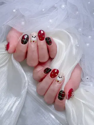 ネイル 🎀も ものネイルデザイン