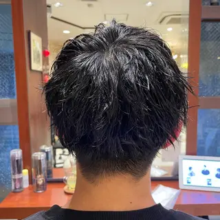 ショート パーマ メンズ ツイスパ/メンズ特化 🦋𝑺𝑶𝑵𝑬のヘアスタイル