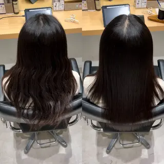 セミロング 髪質改善ヘアケア 艶髪特化/上田のヘアスタイル