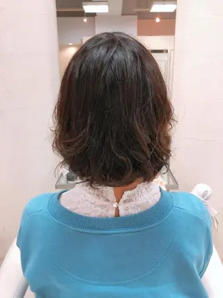 ショート パーマ 阿部 美咲のヘアスタイル