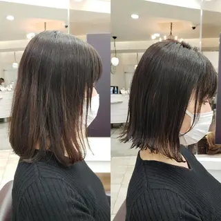 ミディアム カラー ボブ・ロブ　福田 泰久✂️✨のヘアスタイル