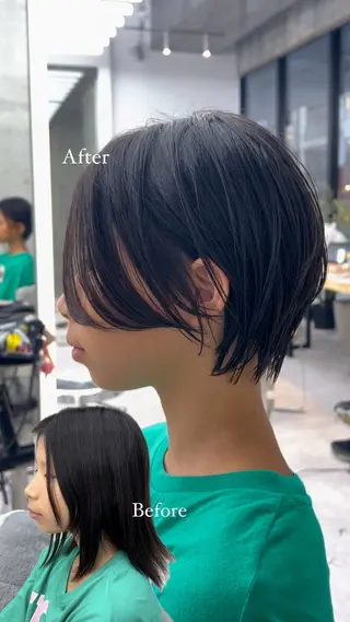 ショート キッズ i.blue所属・似合わせカット/ ヘアメイク/naruのヘアスタイル