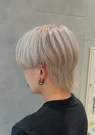 ショート カラー メンズ 落ちる黒 森崎雄斗のヘアスタイル