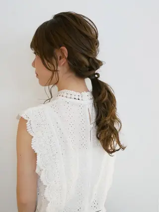 ロング ヘアアレンジ 川上 裕樹のヘアスタイル