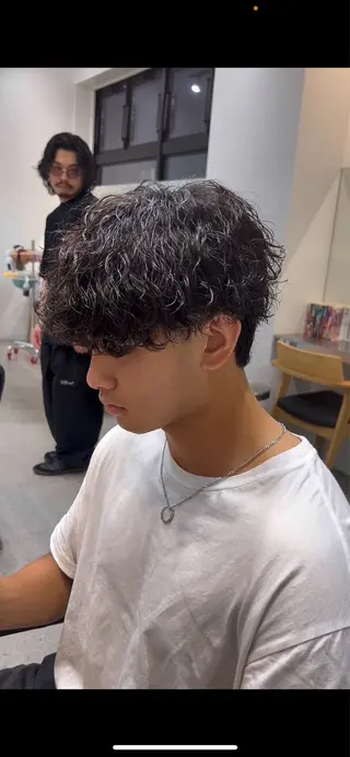 パーマ メンズ fifth　石垣 海音のヘアスタイル