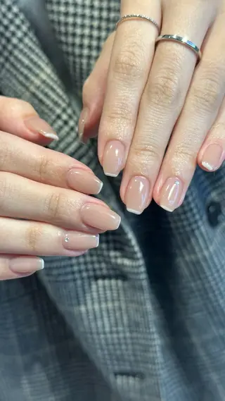 ネイル 🎀韓国レイヤー特化 🎀ベージュ/ミクのヘアスタイル