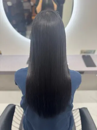 ロング 姫奈/梅田/ 縮毛矯正/艶カラーのヘアスタイル