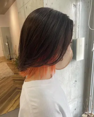 ショート カラー lani hair salon所属・SHOTO ハイトー ン/デザインカラーのヘアスタイル