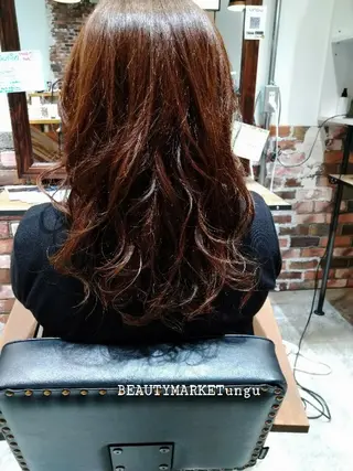 セミロング カラー 狩野 歩のヘアスタイル