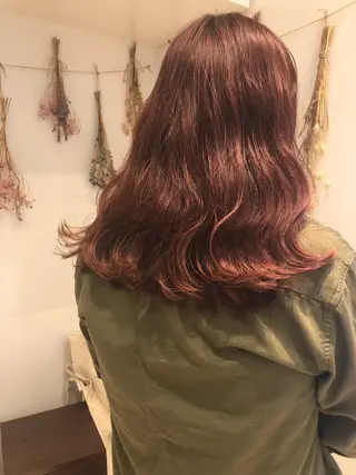 セミロング カラー はだゆうき @hadadan08のヘアスタイル