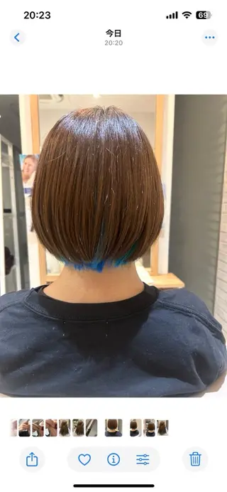 ショート 青井 梨紗のヘアスタイル