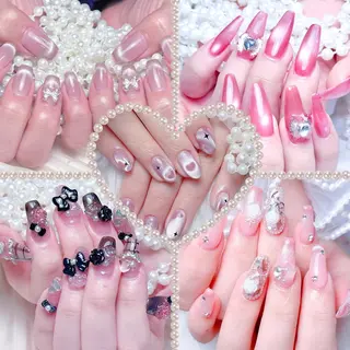 ネイル 🎀ゆうず 𝜗𝜚 ྀིのネイルデザイン