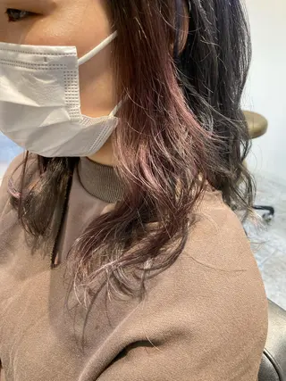 ミディアム カラー en't所属・【女性指名No.1】 西口直子のヘアスタイル