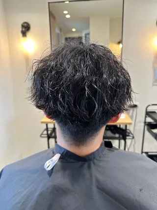 パーマ 【メンズパーマ】比嘉 啓人のヘアスタイル