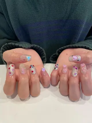 ネイル 束感まつ毛/ネイル/ LED♥KIRARAのマツエク・マツパデザイン