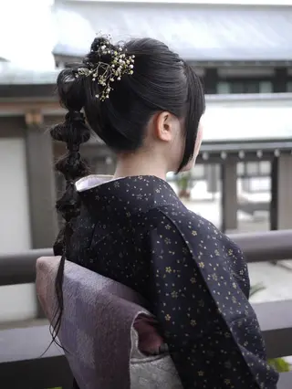 ロング ヘアアレンジ SALOWIN本山所属・SALOWIN本山 イレンのヘアスタイル