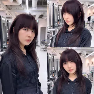 セミロング レイヤーカット/ 堀匠吾のヘアスタイル