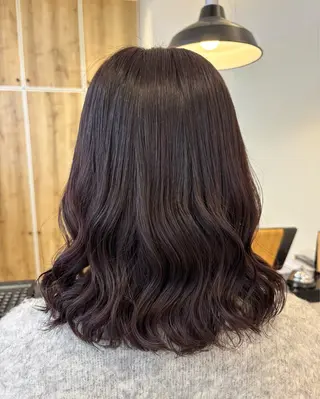 ミディアム パーマ 髪質改善／ストレート 特化／津久井裕仁🫧のヘアスタイル