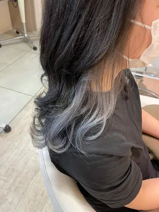 セミロング カラー 松佐 ゆかりのヘアスタイル