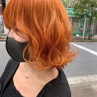 ミディアム カラー 韓国ヘア🦋 MIYUのヘアスタイル