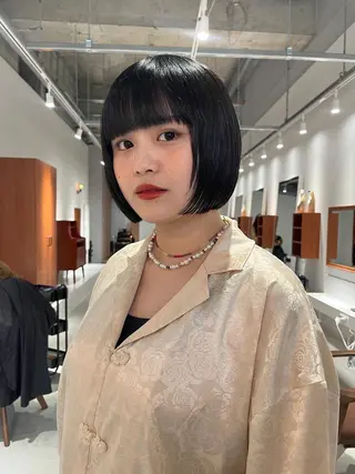 ミディアム 加藤 悠真のヘアスタイル