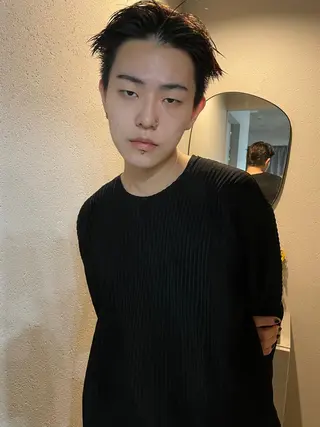 ショート メンズ 吉田一輝 外国人パーマのヘアスタイル